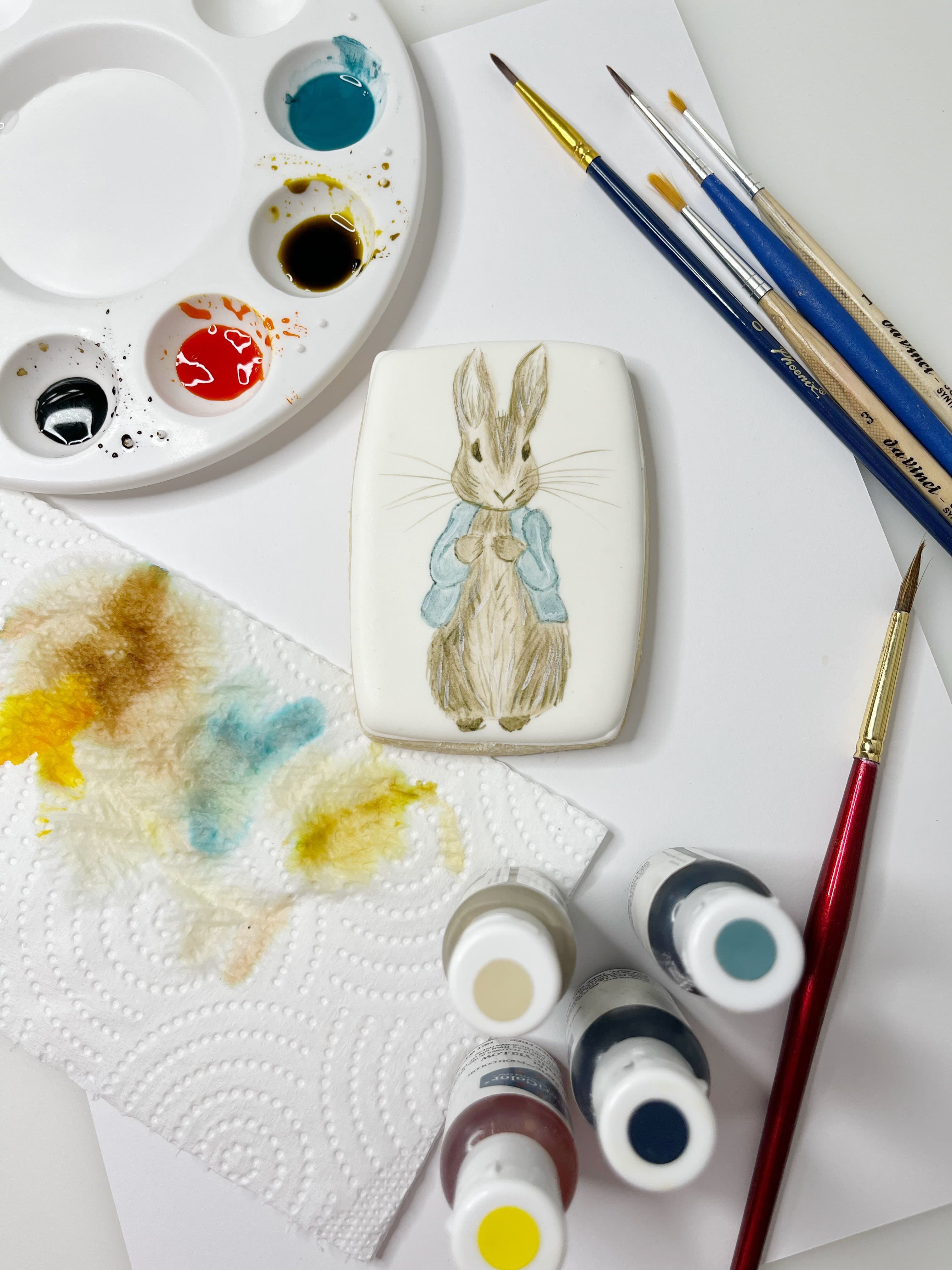 دورة الرسم بالألوان المائية على الكوكيز